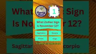 What Zodiac Sign Is November 12? #quiz #zodiacsigns