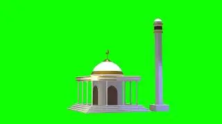 Islamic Mosque Green Screen