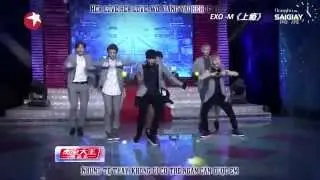 [Vietsub+Kara][donghosaigiay] 140503 EXO-M - Overdose - Entertainment Star World (1080p)