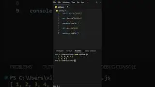 Javascript splice method in 2023