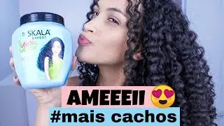 RESENHA - M&Aacute;SCARA 2 EM 1 CREME DE HIDRATAR E PENTEAR/ SKALA #MAIS CACHOS