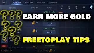 Earn More Gold F2P Tips - MIR4 (Tagalog)