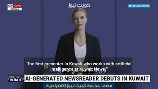 Kuwaiti media company creates a 'virtual news presenter' generated by AI