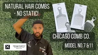 Уход за волосами для чернокожих мужчин: лучшие афро-варианты от Chicago Comb Co., модели 7 и 11