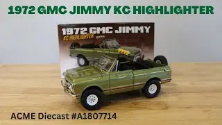 ACME 1972 GMC Jimmy KC Highlighter Off Road Diecast Scale Model A1807714
