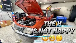 THE H IS ON THE DYNO AND SHE AINT HAPPY… 