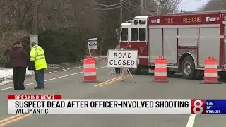 PD: Man killed following car chase, officer-involved shooting in Willimantic