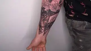 TATTOO TIME LAPSE - GEOMETRIC REALISM