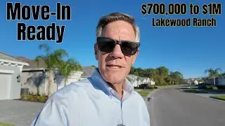Move-In Ready New Homes in Lakewood Ranch ($700K&ndash;$1M)