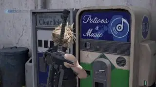 Final Fantasy 7 Remake - Chapter 8: Check Out The Train Station: People, Vending Machine (2020)