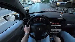 VİRAJLI YOLLARDA BOL GAZLAMALI POV SÜRÜŞ! | GAZLAMAYA DOYACAKSINIZ! | 1.6 HDİ PEUGEOT 301