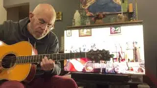 Moonlight Motel by Springsteen acoustic fills practicing in an altered capoed tuning. 🎶🤝🙏🏻✌🏿🍀💚⚖️🌎☮️😌