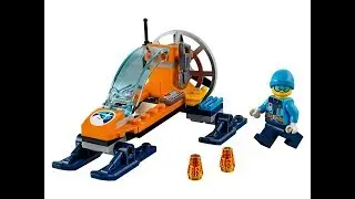 LEGO 60190 CITY Арктический ледяной планер &mdash; распаковка Обзор Lego Speed ​​Build