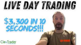 [LIVE] Day Trading | $3,300 in 10 seconds...