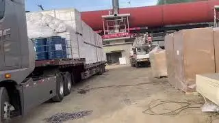 Calcium silicate board loaded and shipped   13674954566