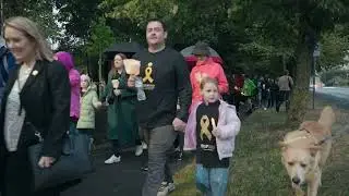 How does Childhood Cancer Ireland support families?