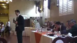 Surprise Halo Theme Music at Wedding Luncheon