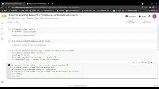 Summarizing large data using principal component analysis with python [2022]