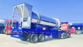 120-ton Mobile Asphalt Plant is Ready for Shipment: Ideal Solution for Road Construction