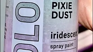 Colorshot pixie dust iridescent spray paint does not work I used the entire can #youtube #facebook
