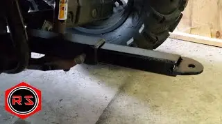 Making a trailer hitch from scratch on my ATV