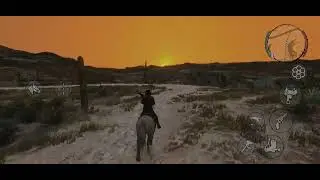 Amazing sunset. Red Dead Redemption mobile on Samsung Galaxy A56. #reddeadredemption #Samsung #rdr2 