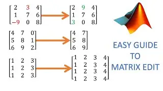 How to Edit/Extract Matrix, Add or Remove Columns and Rows in MATLAB.
