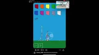 Me destroying a block tower