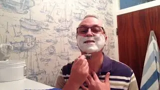 Nanny's Silly Soap: Old Grey Bristle Test. A review and shave.