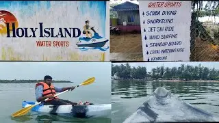 Rameswaram travel vlog part 2 l Holy island water sports l Kayaking l Jetski l Snorkeling l Surfing