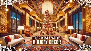 Top 7 Most Festive Hotel Holiday Decor Around the World | Best Christmas Hotel Decorations 2024