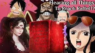 Reading the Four Road Poneglyphs isn't enough to Reach Raftel! | One Piece Theory/Discussion - ワンピース
