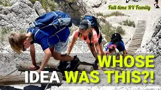 EXPLORING BADLANDS NATIONAL PARK  / SNAKES on the Notch Trail / Full-time RV Family ~ Ep 22