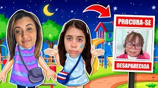 SARAH e a MAMÃE perderam ELOAH NO PARQUINHO a noite | Funny Story for Kids