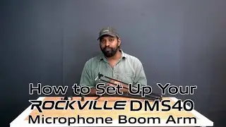 How to Set Up Your DMS40 Adjustable Microphone Boom Arm for Recording, Podcasting, and more!