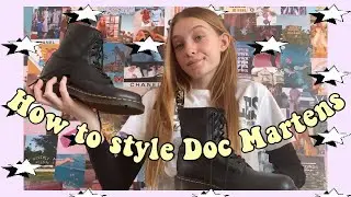 How to Style Doc Martens! | outfit ideas with dr martens