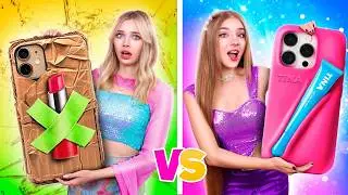 Tim Tin Girls in Beauty Challenge! How to Sneak Makeup Into Class