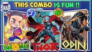 SUPER THOR !! DECK WONG ONREVEAL | MARVEL SNAP