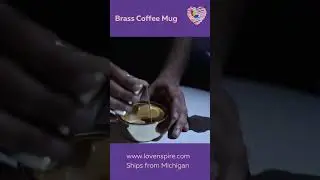 Brass Coffee Mug