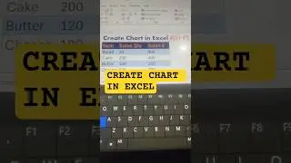 Create Chart in Excel Alt+F1#excel#exceltips#exceltricks