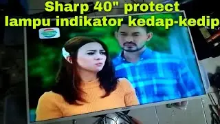 Мигает индикатор сервисного ТВ Sharp 40 