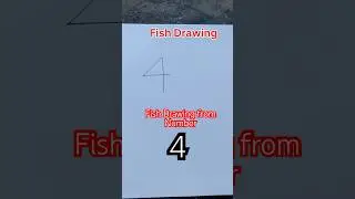 Creative Fish Drawing 🐠🐟 #shorts #art #drawing #trending #diy #easyartforkids