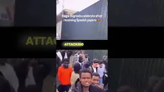 Нелегальные мигранты празднуют в Испании 👀🇪🇸 #осознанность