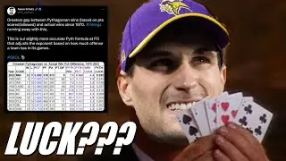 FOOTBALL OUTSIDERS: 2022 Minnesota Vikings Are the Luckiest Team IN NFL HISTORY?