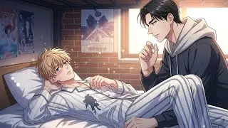 His nightgown couldn't hide his secret. His cold roommate stared at his chest; 'So it's true...'