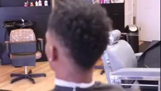 Drop Fade Fro Hawk