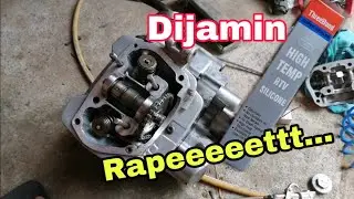 Tips Cara Lem Blok Head Honda Tiger Megapro Agar Tidak Mudah Rembes Dengan Threebond Hi Temp RTV