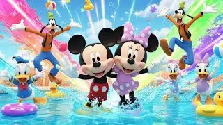 😂💦 Mickey & Minnie&rsquo;s Big Pool Splash Adventure! 💦😂 | Fun & Friendship For Kids 🌈🏊&zwj;♂️🍦