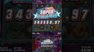AWESOME Win on ULTIMATE SLOT of AMERICA ! #crypto #gaming #ultimate #america #usa #hacksaw #slot