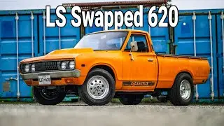 Обзор Datsun 620 с заменой LS! Мой новый гоночный пикап был просто сумасшедшим с заменой V8... по...